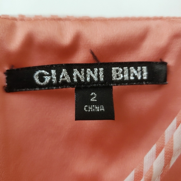 Gianni Bini Layla Strapless Ruffle Midi Dress 2 - Picture 3 of 8